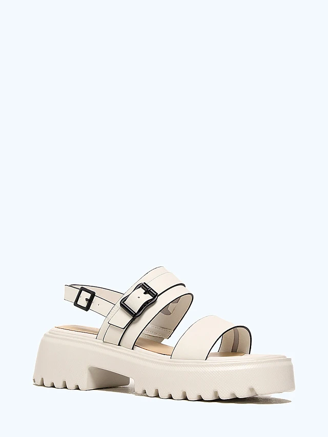 Сандалии женские летние, цвет белый, натуральная кожа и полимерные материалы 1849980 | 1