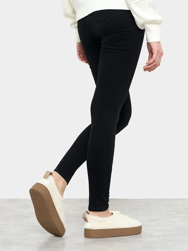 Полуботинки женские зимние, цвет молочный, искусственный мех 7210363M | 8