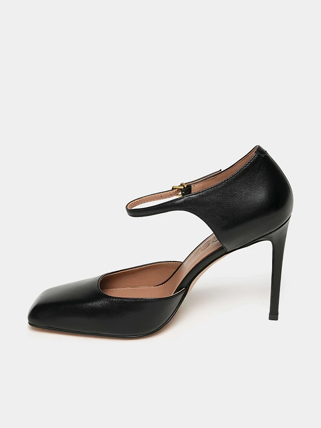 Туфли женские всесезонные, цвет черный, натуральная кожа 1494923 | 7