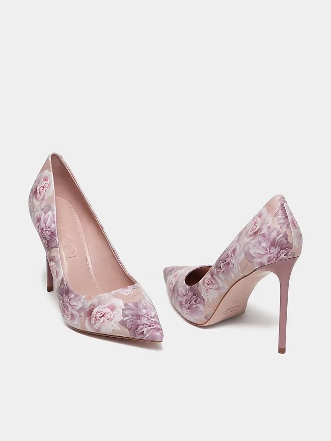 Туфли женские всесезонные, цвет пудровый, натуральная кожа 1494987F | 3