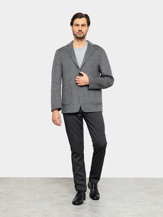 Полуботинки мужские всесезонные, цвет черный, натуральная кожа M1782508 | 12