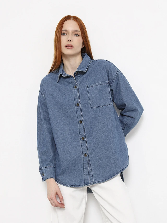 Рубашка джинсовая женская всесезонные JE265-3 | 1