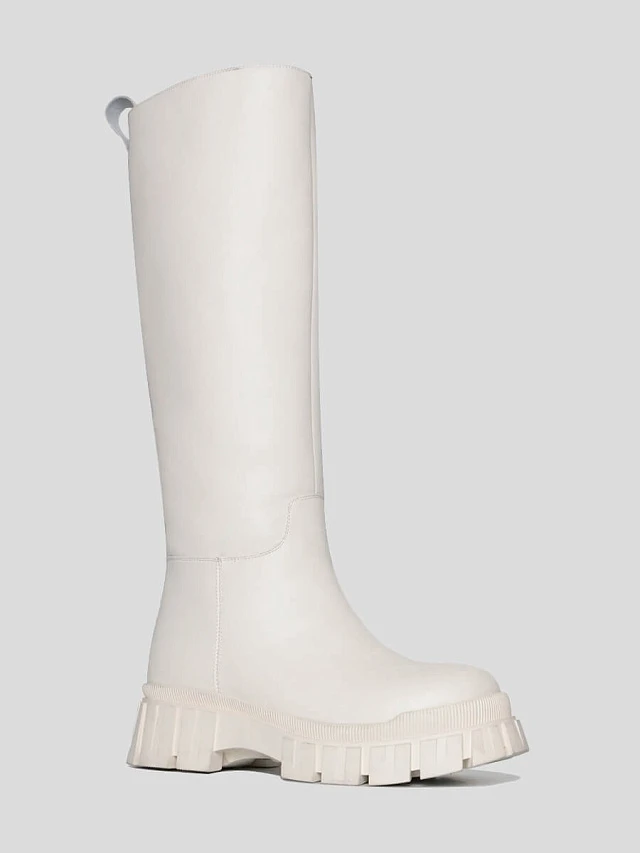 Сапоги женские зимние, цвет белый, натуральная кожа и полимерные материалы 1847745M | 1