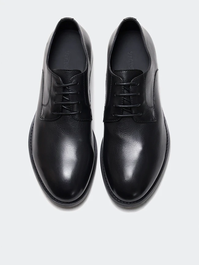 Полуботинки мужские всесезонные, цвет черный, натуральная кожа M1782508 | 5