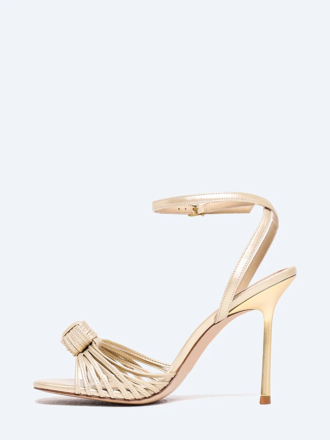 Босоножки женские летние, цвет золотой, натуральная кожа/искусственная кожа 1494328 | 3