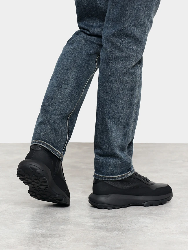 Ботинки мужские демисезонные, цвет черный, натуральная кожа M1782614 | 8