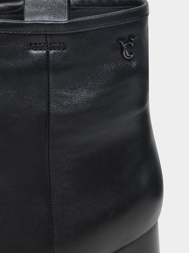 Полусапоги женские зимние, цвет черный, натуральная кожа 1730120M | 7