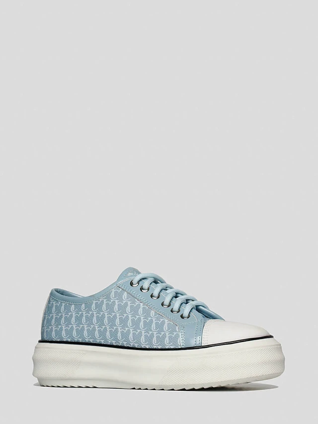 Кеды женские демисезонные, цвет голубой, искусственная кожа 1847322 | 1