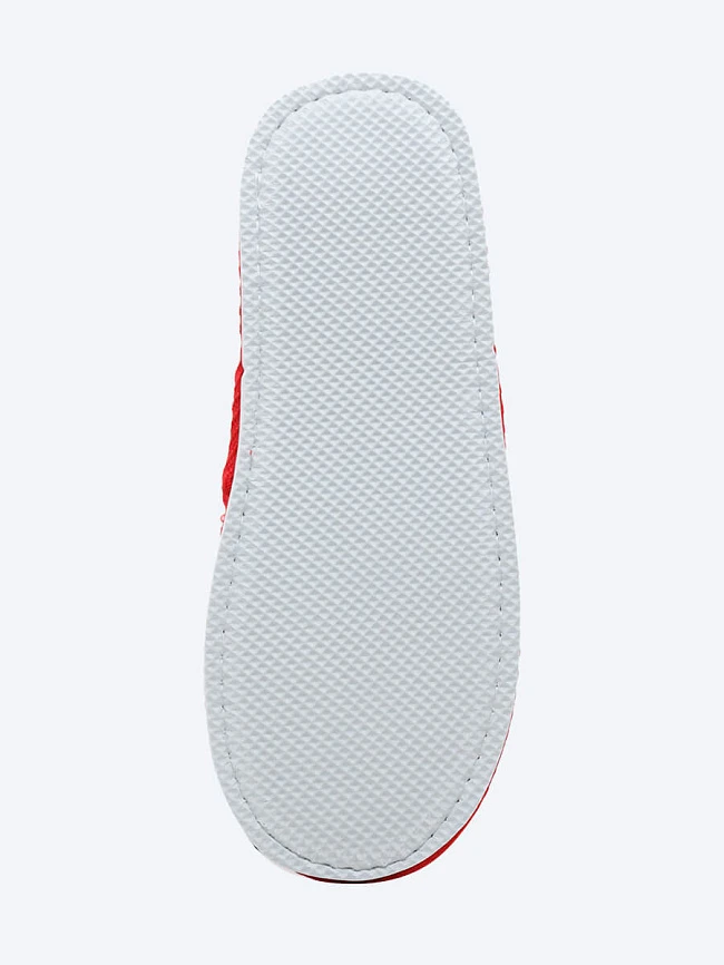 Тапочки унисекс для дома, цвет красный, текстиль SLIP05 | 6