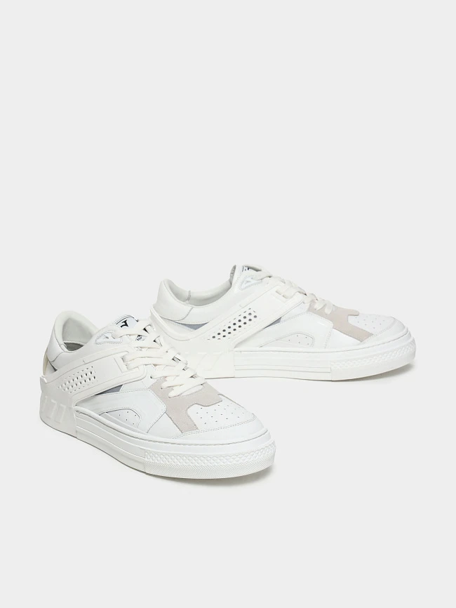 Кеды мужские демисезонные, цвет белый, натуральная кожа M1781878 | 2