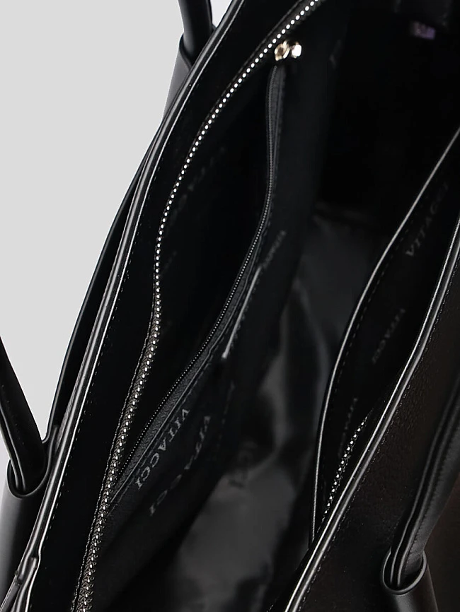 Сумки V2577L-01 женскии цвет черный, натуральная кожа V2577L-01       | 4