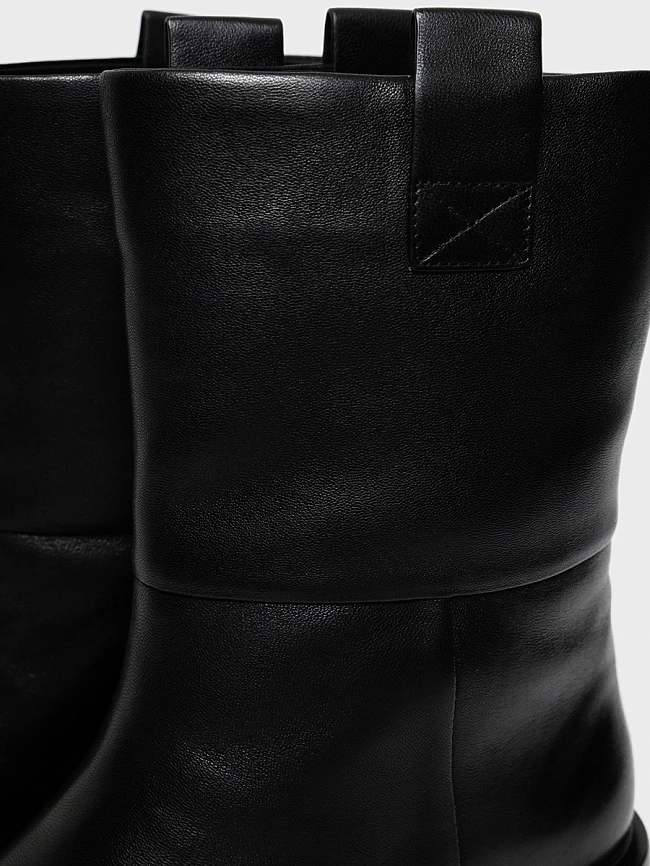 Полусапоги женские демисезонные, цвет черный, натуральная кожа 496386 | 5