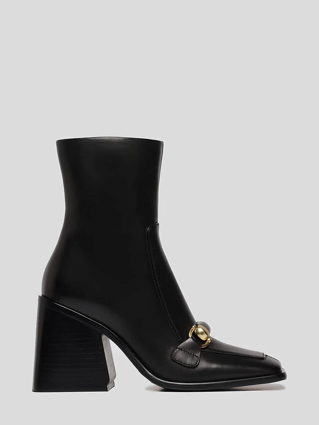 Полусапоги 1492222M женские цвет черный, натуральная кожа 1492222M        | 2