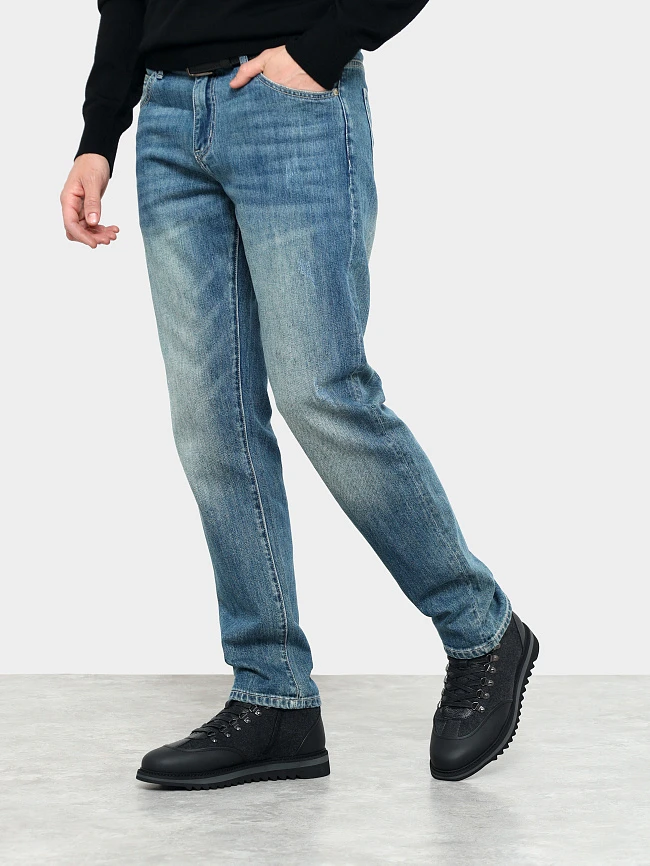 Ботинки мужские зимние, цвет черный, натуральная кожа/шерсть M1782550M | 7