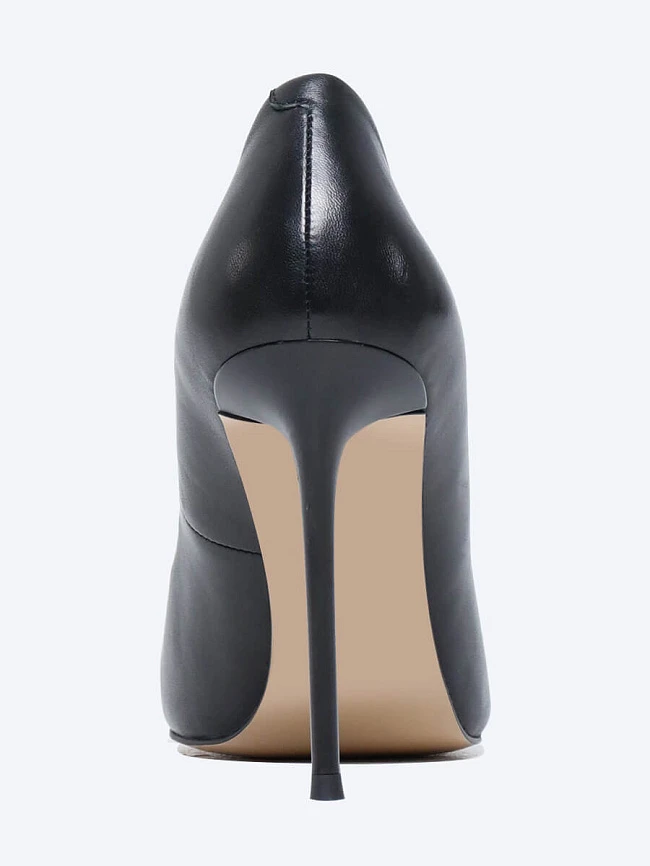 Туфли женские всесезонные, цвет черный, натуральная кожа 1493376 | 5