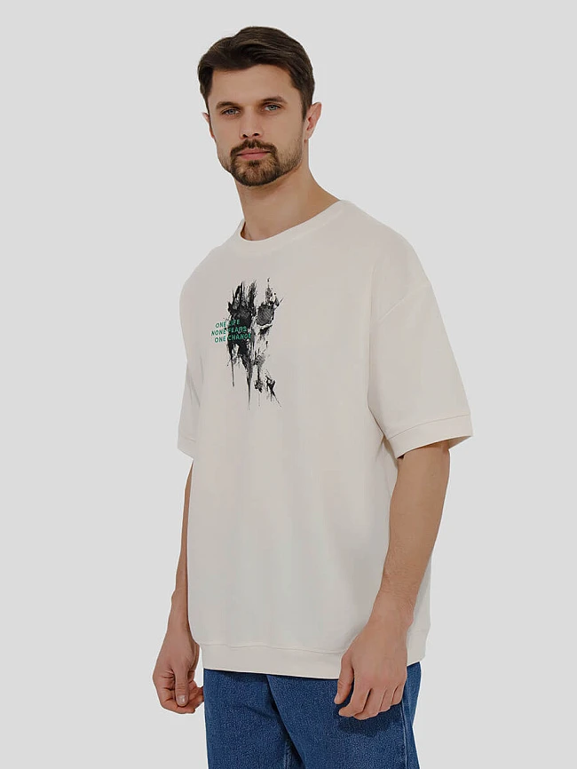 Футболка спортивная мужская всесезонные TOM88105-09 | 2