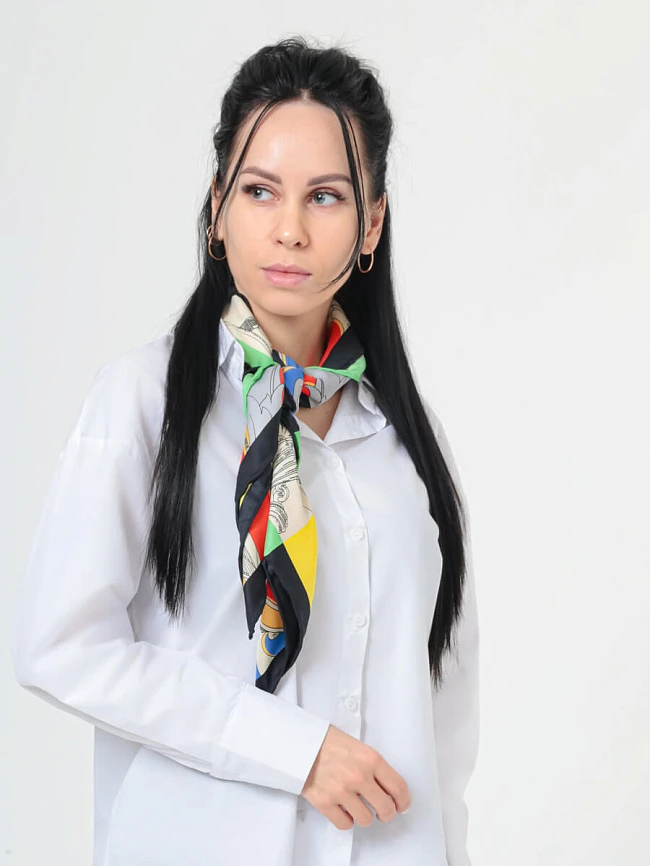 Платки CI158 женские цвет черный, полиэстер CI158           | 3