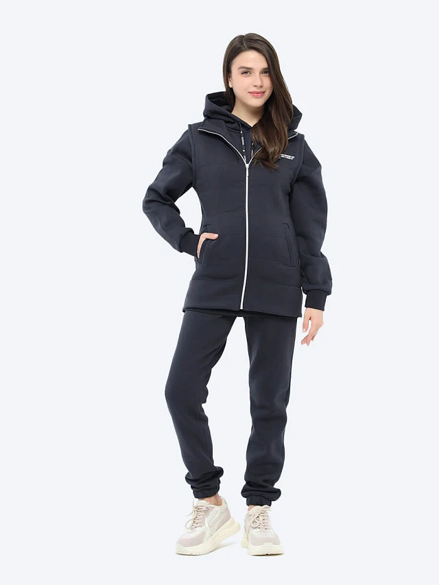 Комплект (джемпер с капюшоном+брюки+жилет) EF8510-25 | 1