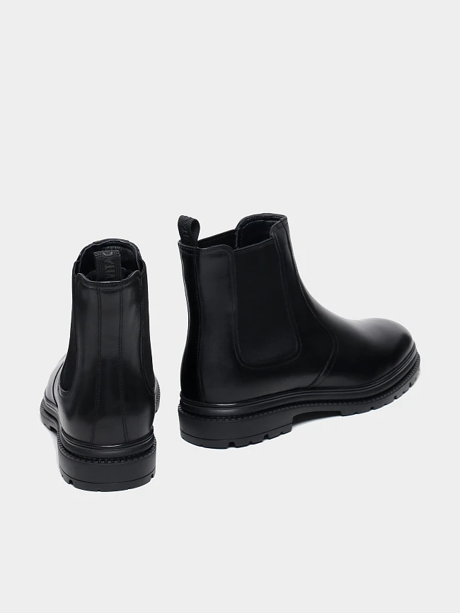 Ботинки мужские зимние, цвет черный, натуральная кожа M254279M | 4