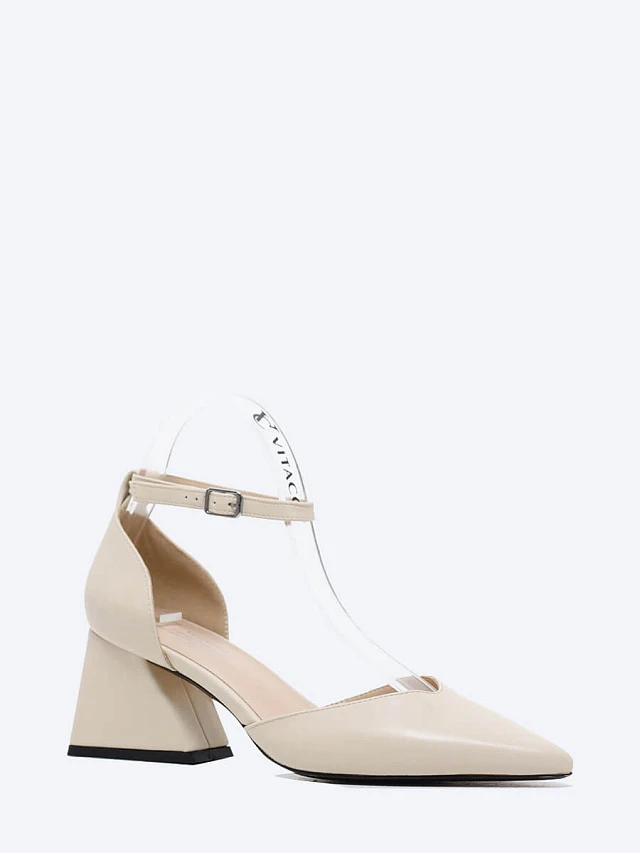 Туфли женские летние, цвет бежевый, искусственная кожа 2390474 | 1