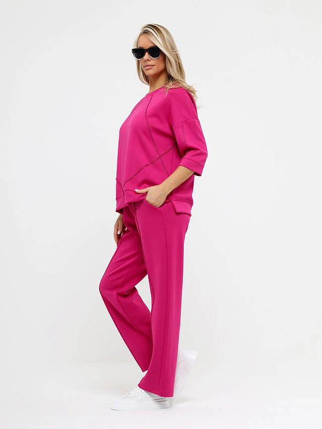 Комплект (футболка+брюки) женские демисезон; лето; KA17657-15 | 3