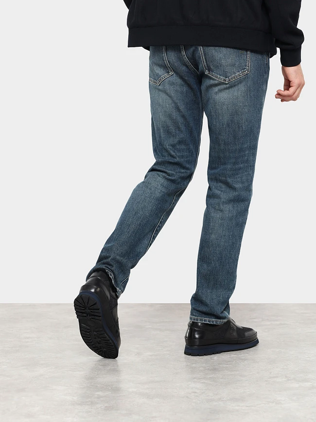 Кроссовки мужские зимние, цвет черный, натуральная кожа/текстиль M1782188M-1 | 8