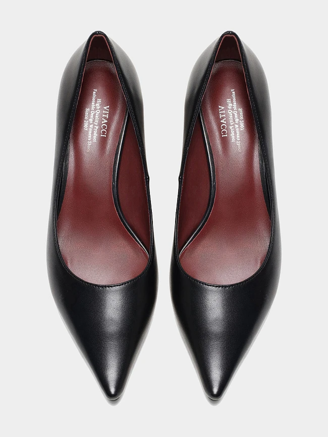 Туфли женские всесезонные, цвет черный, искусственная кожа 6550340 | 4