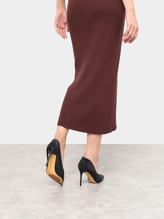 Туфли женские всесезонные, цвет черный, искусственная кожа 7210037 | 8