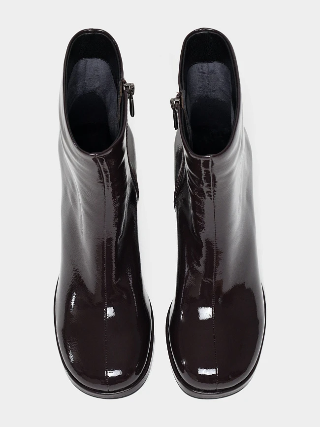 Полусапоги женские демисезонные, цвет бордовый, натуральный наплак 944271 | 5