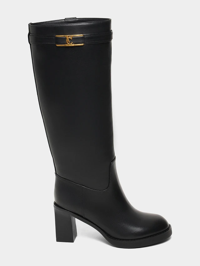 Сапоги женские зимние, цвет черный, натуральная кожа 1494692M | 1