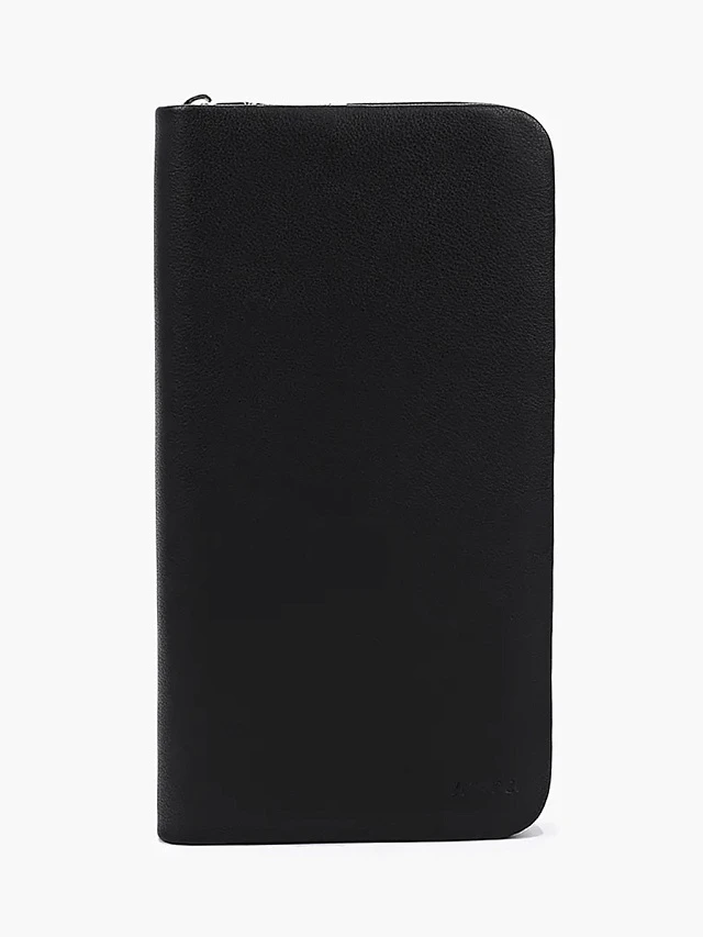 Кошелек SUP022-01P мужской цвет черный, натуральная кожа SUP022-01P      | 1
