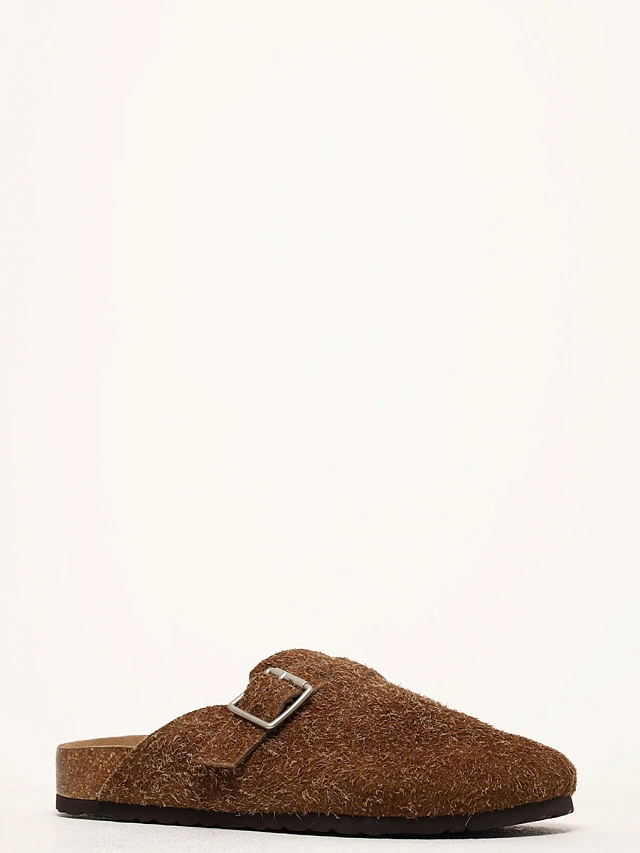 Сабо мужские летние, цвет коричневый, натуральный спилок M1782443 | 1