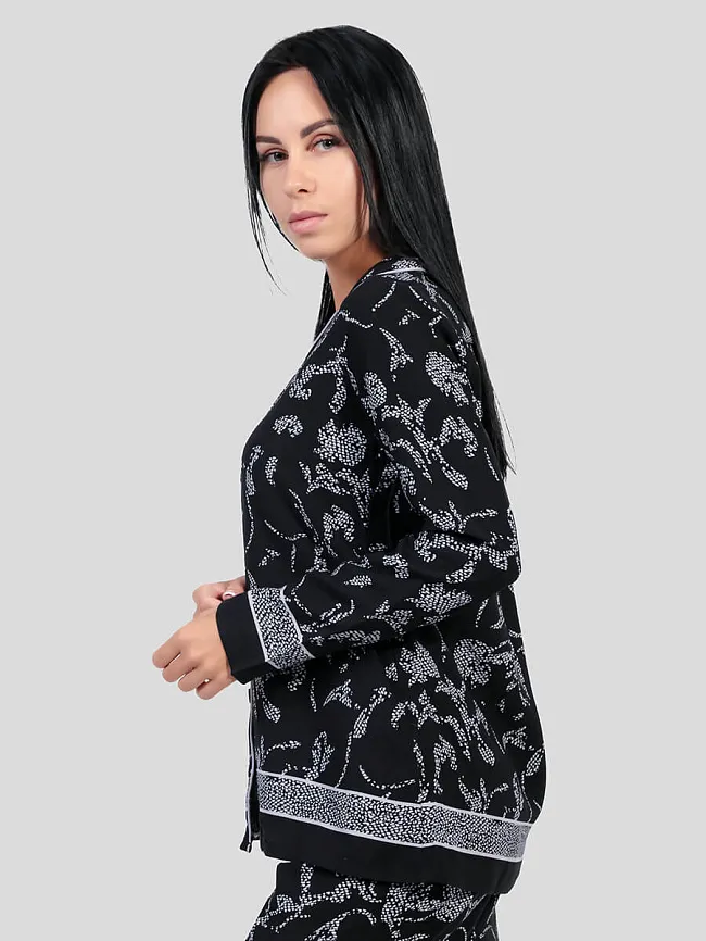 Пижама (джемпер+брюки) женские всесезонные PYJ9329-01 | 5