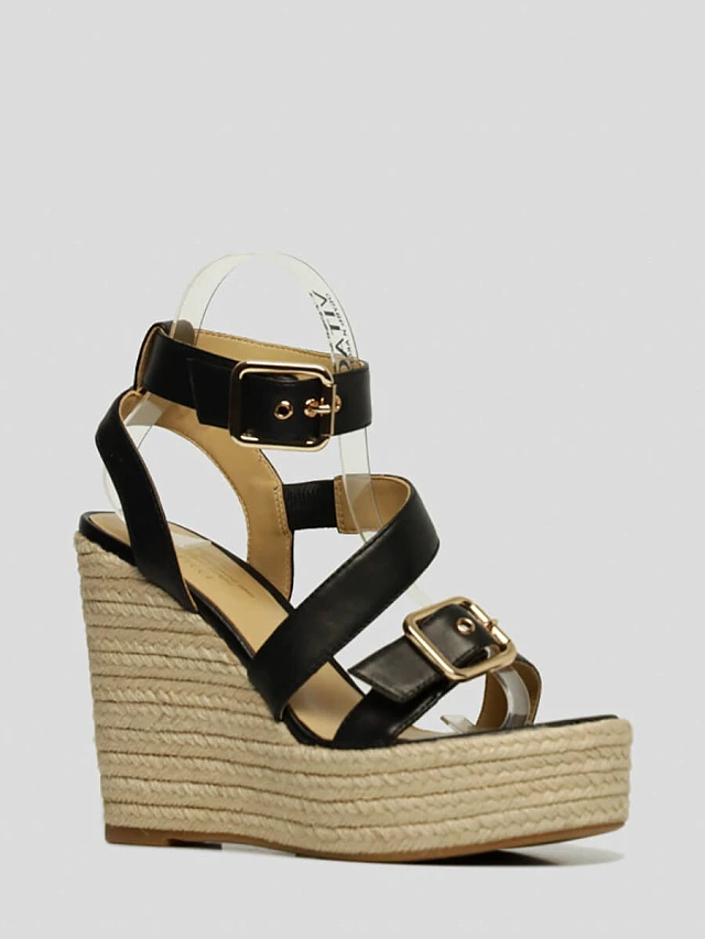 Босоножки женские летние, цвет черный, натуральная кожа 1852203 | 1