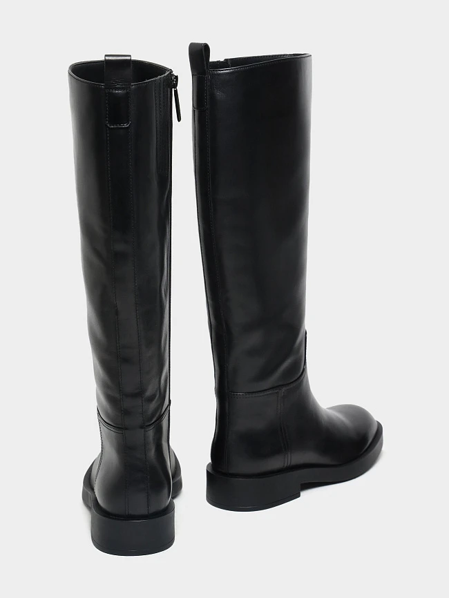 Сапоги женские демисезонные, цвет черный, натуральная кожа 1821121 | 4