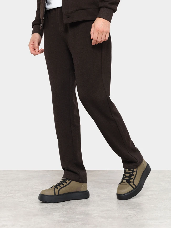 Кеды мужские зимние, цвет хаки, текстиль M03050M | 6