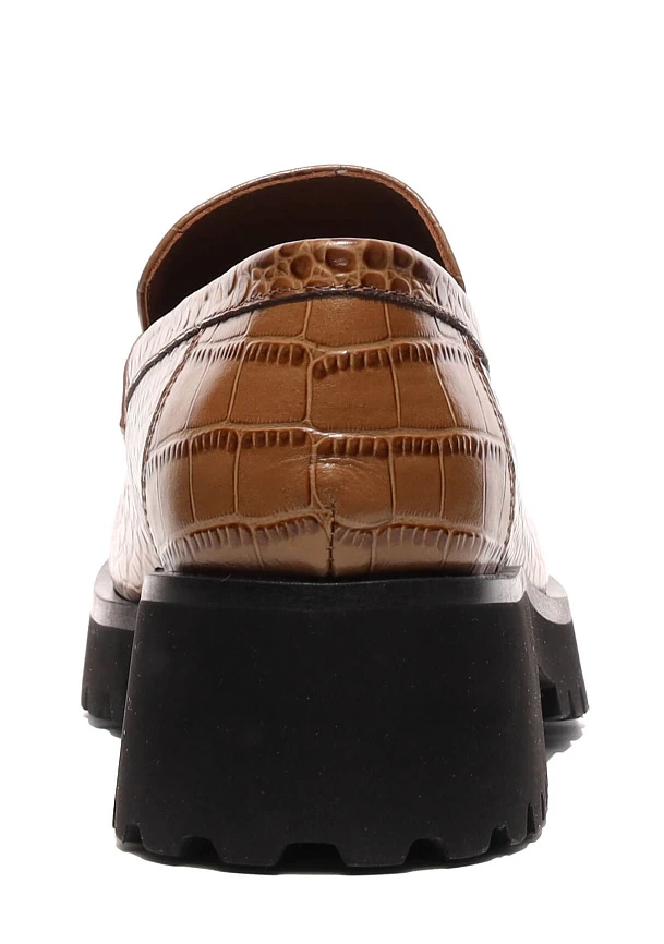 Лоферы 943723 женские цвет песочный, натуральная кожа 943723          | 5