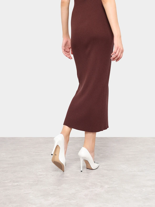 Туфли женские всесезонные, цвет белый, натуральная кожа 944092 | 8