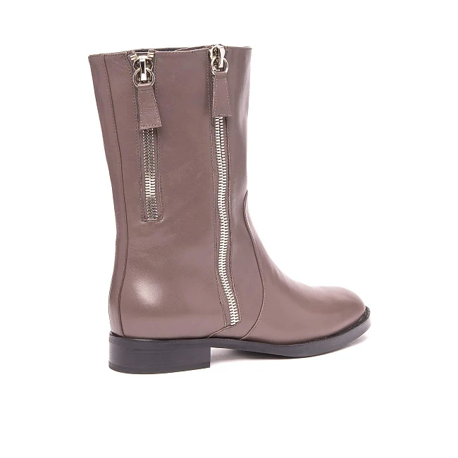 Полусапоги 148837 женские цвет серый, натуральная кожа 148837          | 3