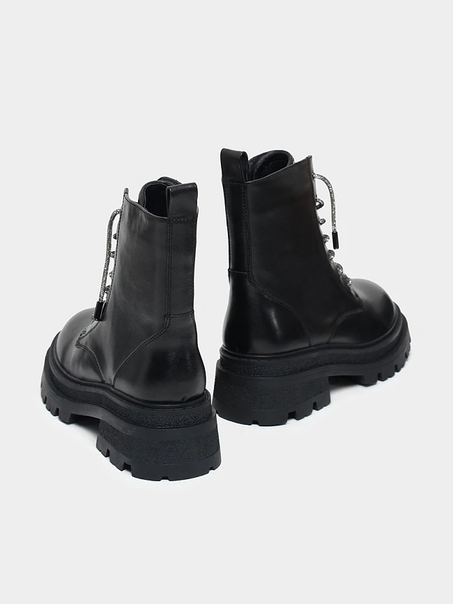 Ботинки женские зимние, цвет черный, натуральная кожа 1013331M | 3