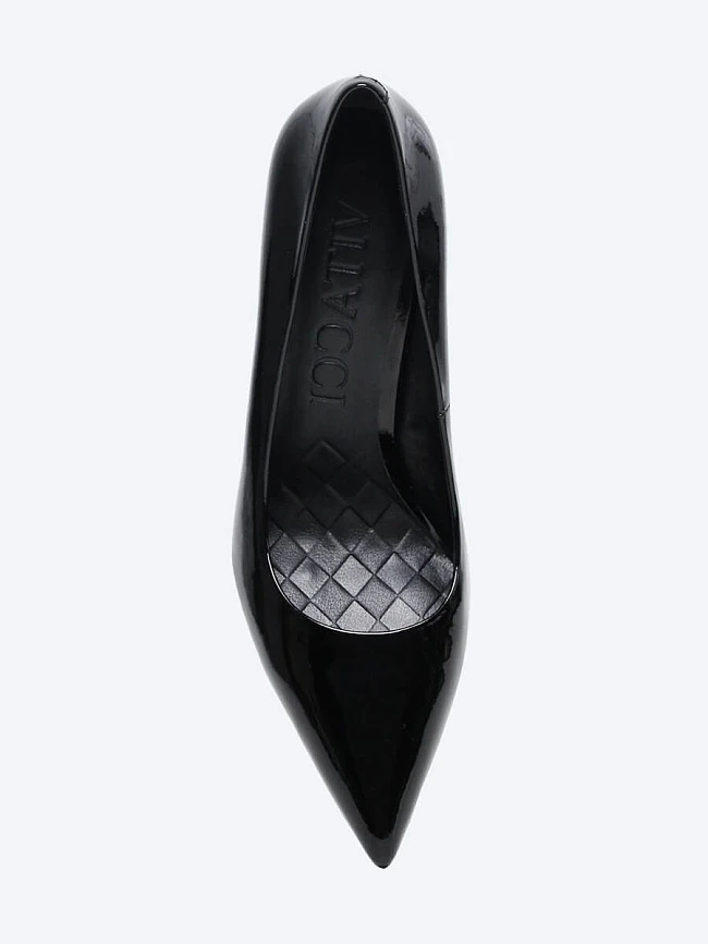 Туфли женские всесезонные, цвет черный, натуральная лаковая кожа 1852532 | 4