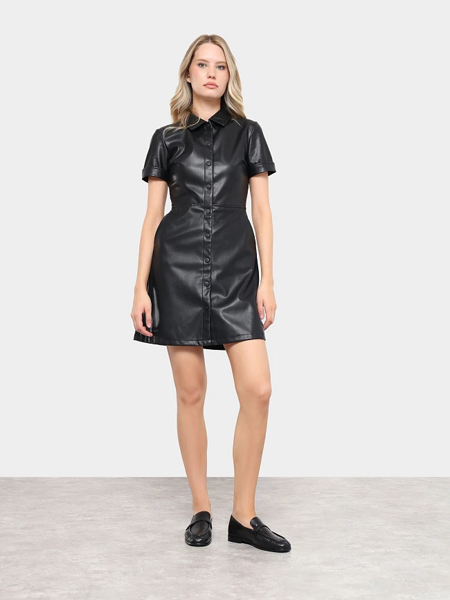 Лоферы женские всесезонные, цвет черный, натуральная кожа 7990170 | 10