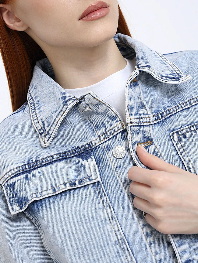 Куртка джинсовая женская всесезонные SAG005-10 | 4