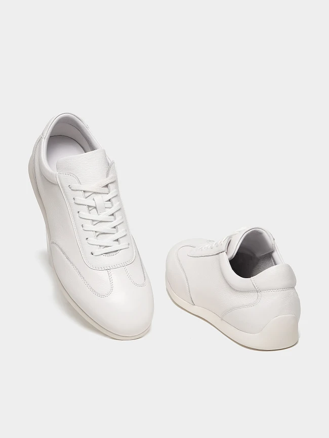 Кеды мужские демисезон; лето;, цвет белый, натуральная кожа M254417 | 2