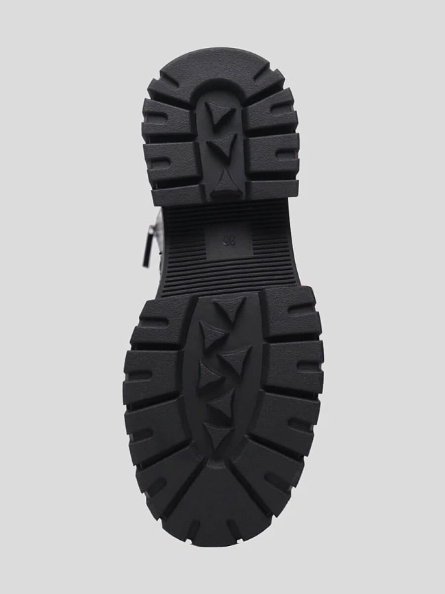 Ботфорты женские демисезонные, цвет черный, искусственная кожа/натуральная кожа и полимерные материалы 1847714 | 5