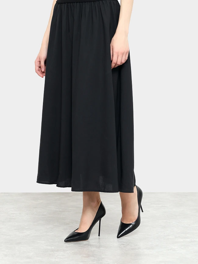 Туфли женские всесезонные, цвет черный, натуральная кожа 497054 | 7