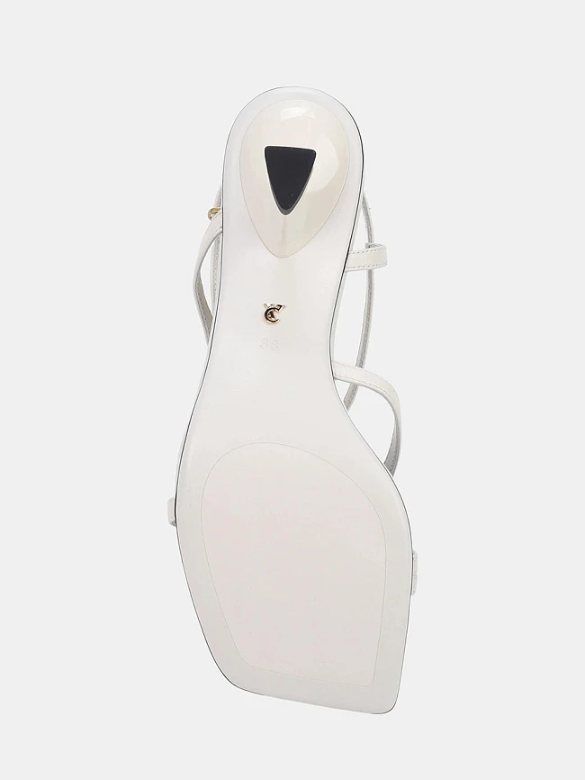 Босоножки женские летние, цвет белый, натуральная кожа 1494318 | 5