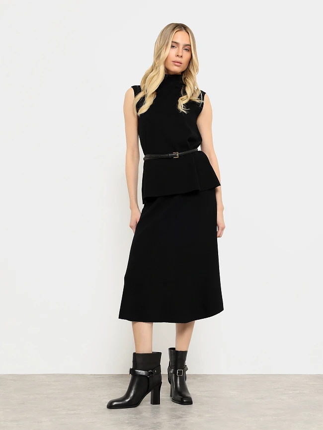 Ботильоны женские всесезонные, цвет черный, натуральная кожа 1494540 | 8