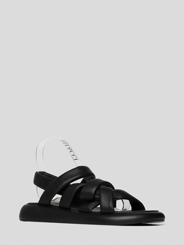 Сандалии женские летние, цвет черный, натуральная кожа 1013040 | 1