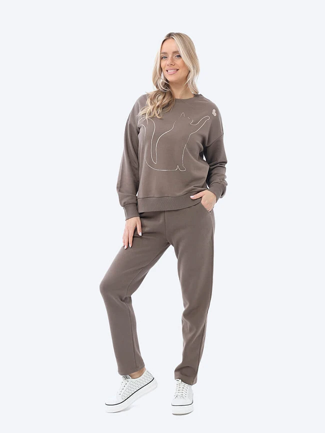 Брюки спортивные женские всесезонные TE7674-04 | 8